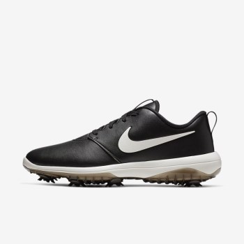 Nike Roshe G Tour - Férfi Golf Cipő - Fekete/Fehér/Fehér